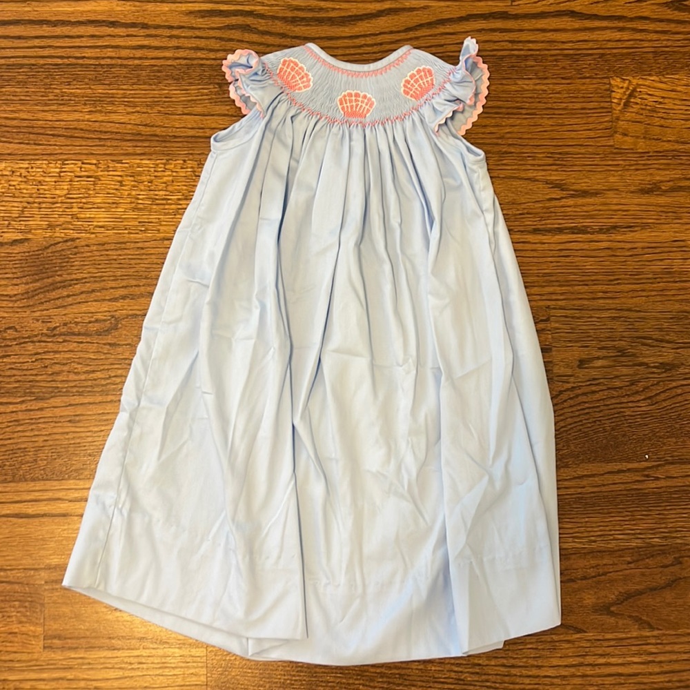 Shell Smocked Dress